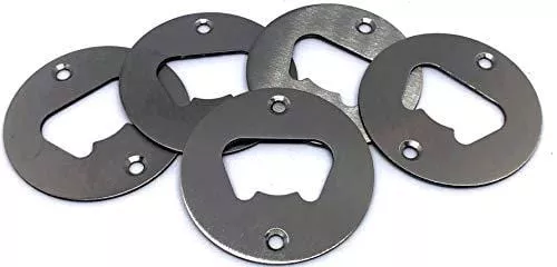 10-pack-stainless-steel-round-bottle-opener-inset-kit-hardware-parts 10 Pack Stainless Steel Round Bottle Opener Inset Kit Hardware Parts
