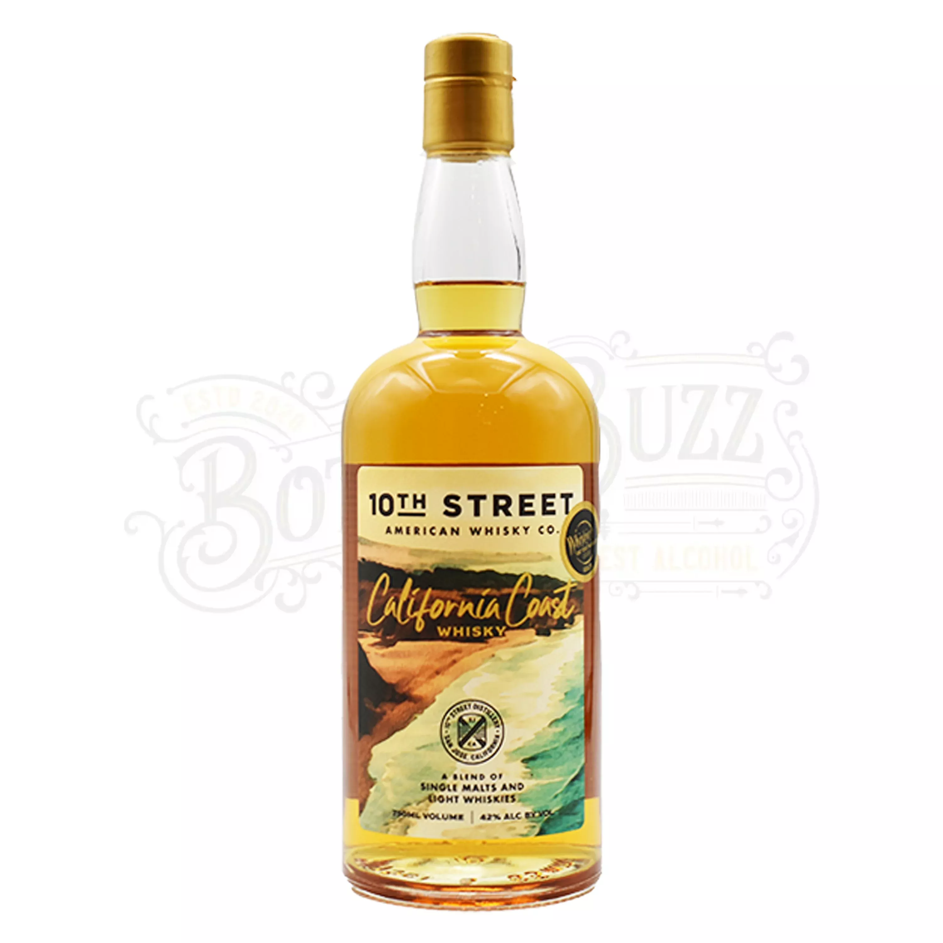 10th-street-blended-american-whiskey-california-coast-premium 10th Street Blended American Whiskey California Coast Premium