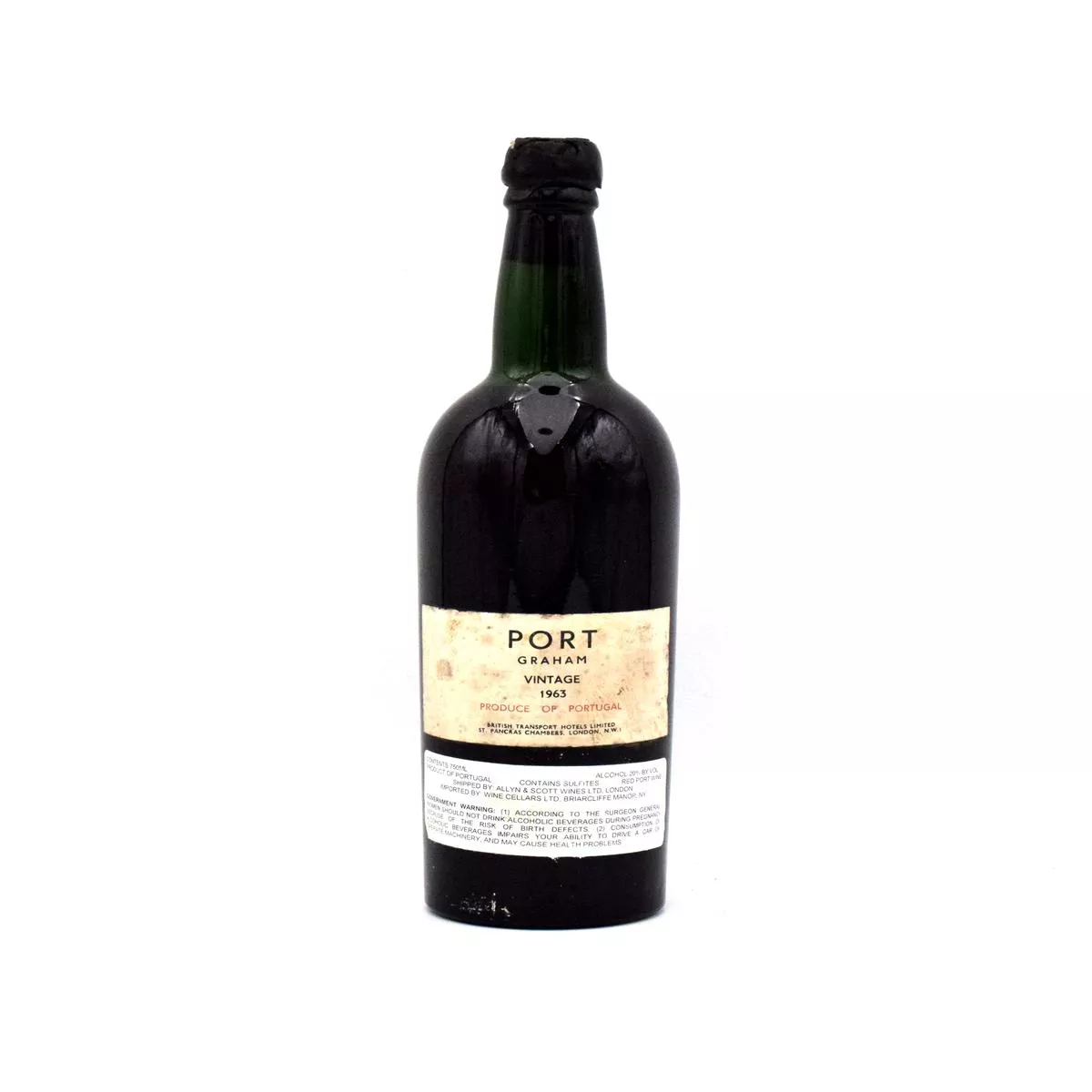 1963 W & J Graham’s Vintage Port