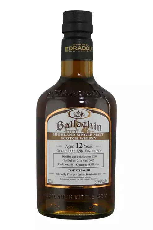 2009-edradour-ballechin-pldc-oloroso-sherry-cask-matured-12-year-old-single-malt 2009 Edradour Ballechin PLDC Oloroso Sherry Cask Matured 12 Year Old Single Malt Scotch Whisky 700ml