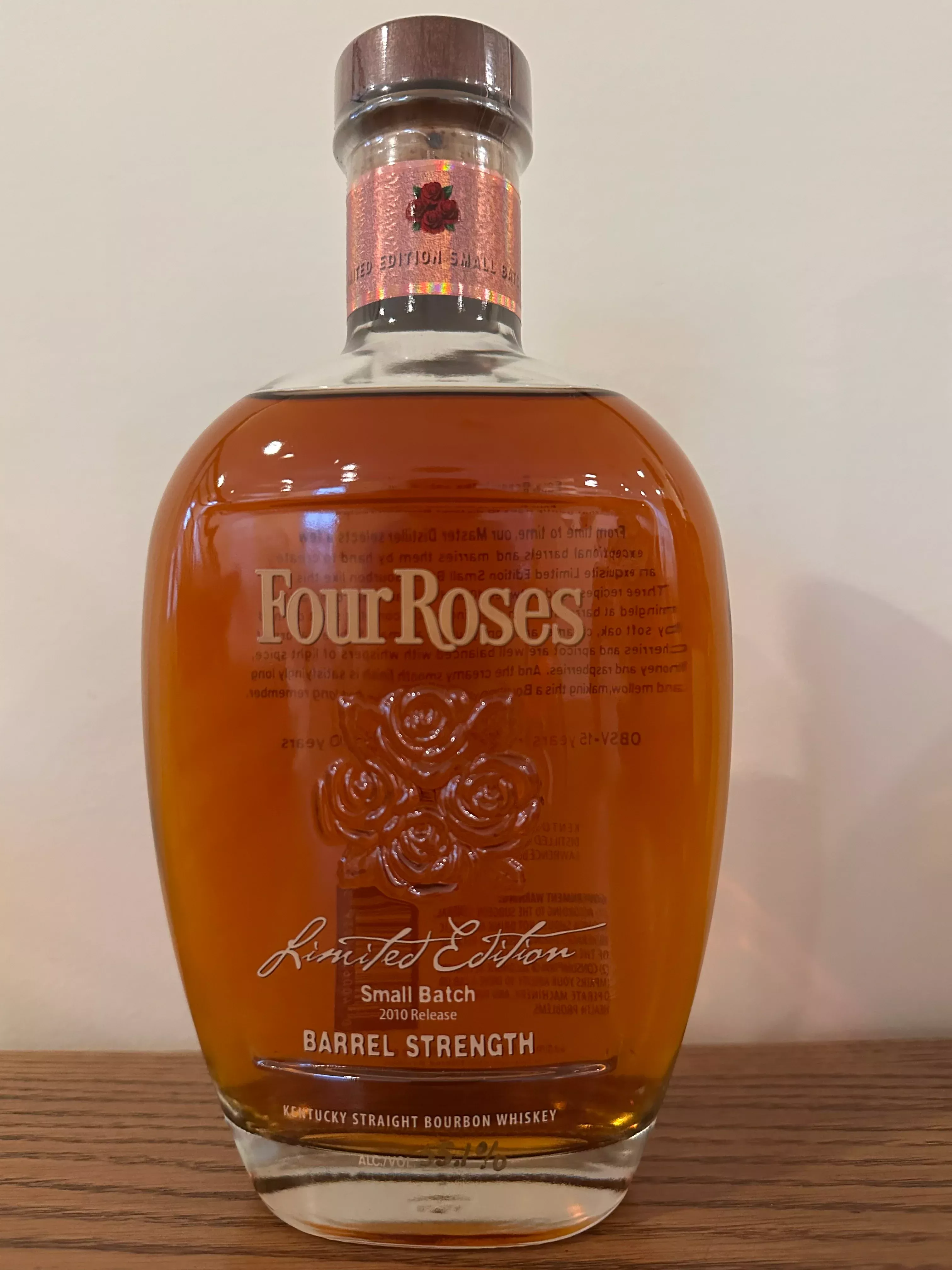 2010-four-roses-limited-edition-small-batch-barrel-strength-kentucky-straight-bo 2010 Four Roses Limited Edition Small Batch Barrel Strength Kentucky Straight Bourbon Whiskey 750ml