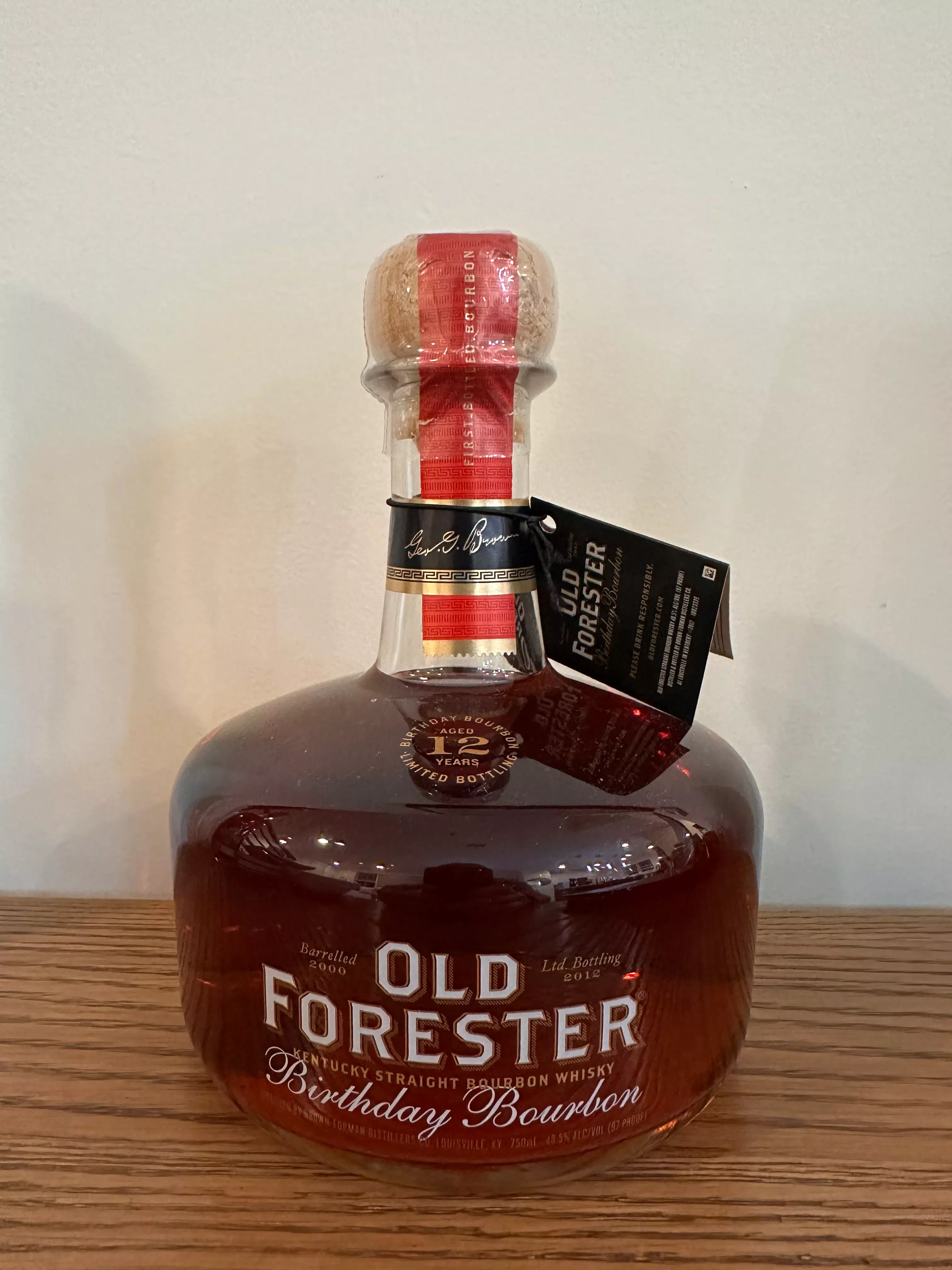 2012-old-forester-birthday-bourbon-12-year-old-kentucky-straight-bourbon-whiskey 2012 Old Forester Birthday Bourbon 12 Year Old Kentucky Straight Bourbon Whiskey 750ml