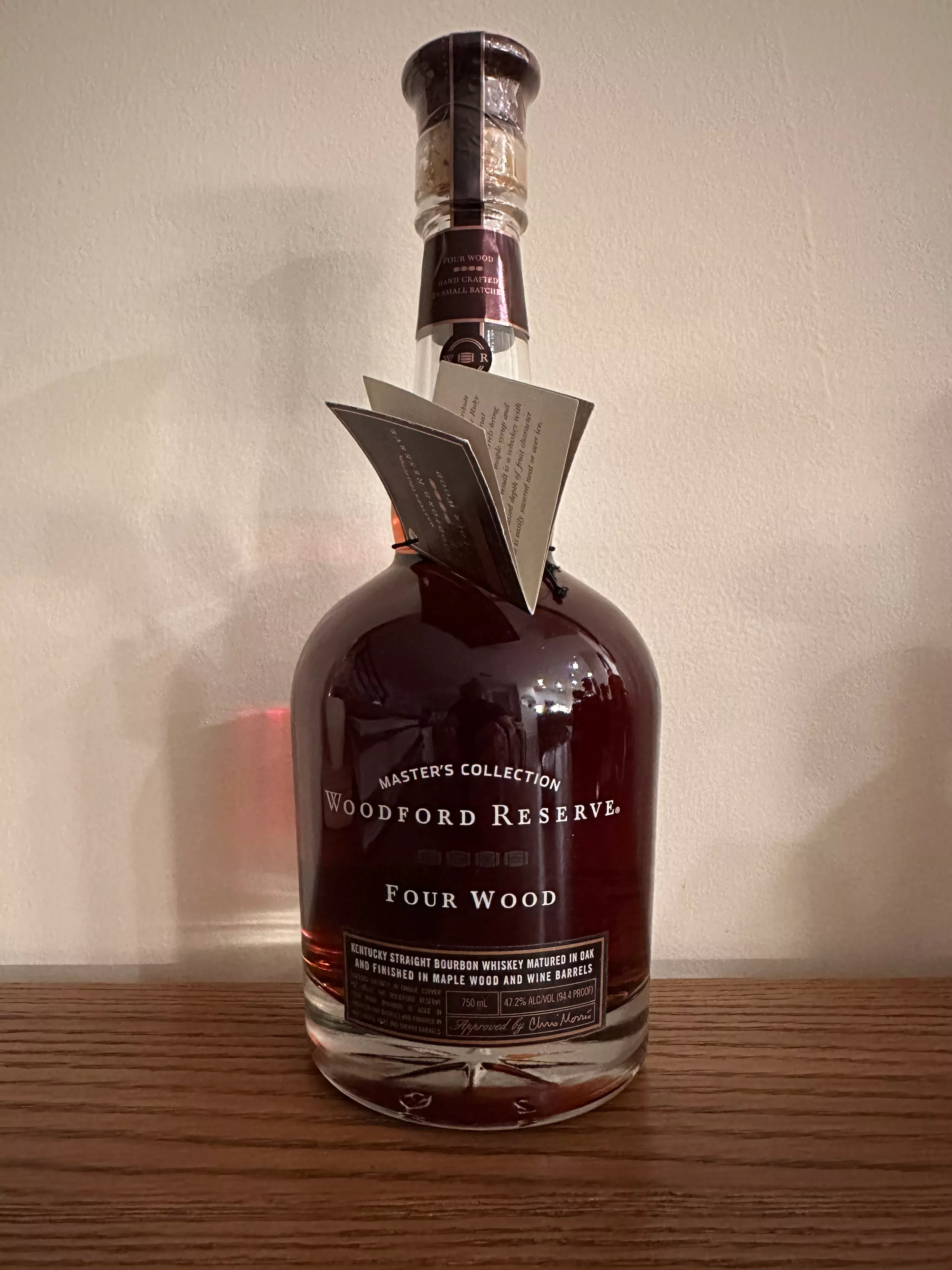 2012-woodford-reserve-master-s-collection-four-wood-kentucky-straight-bourbon-wh 2012 Woodford Reserve Master's Collection Four Wood Kentucky Straight Bourbon Whiskey 750ml