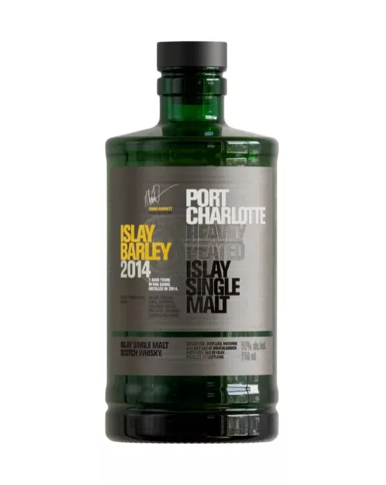 2014-bruichladdich-port-charlotte-ibhp-islay-barley-heavily-peated-vintage-singl 2014 Bruichladdich Port Charlotte IBHP Islay Barley Heavily Peated Vintage Single Malt Scotch Whisky 750ml