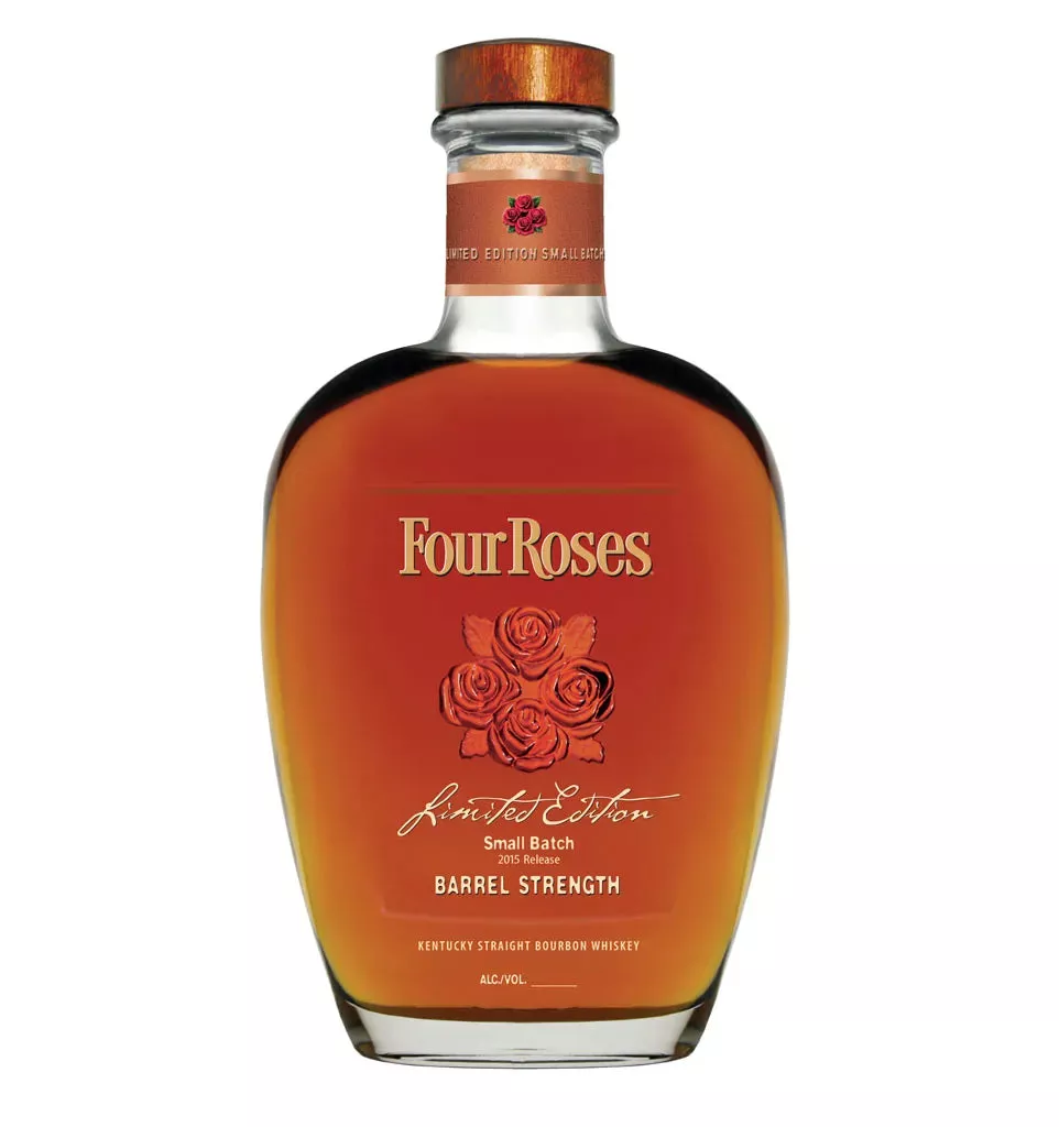 2015-four-roses-limited-edition-small-batch-barrel-strength-kentucky-straight-bo 2015 Four Roses Limited Edition Small Batch Barrel Strength Kentucky Straight Bourbon Whiskey 750ml