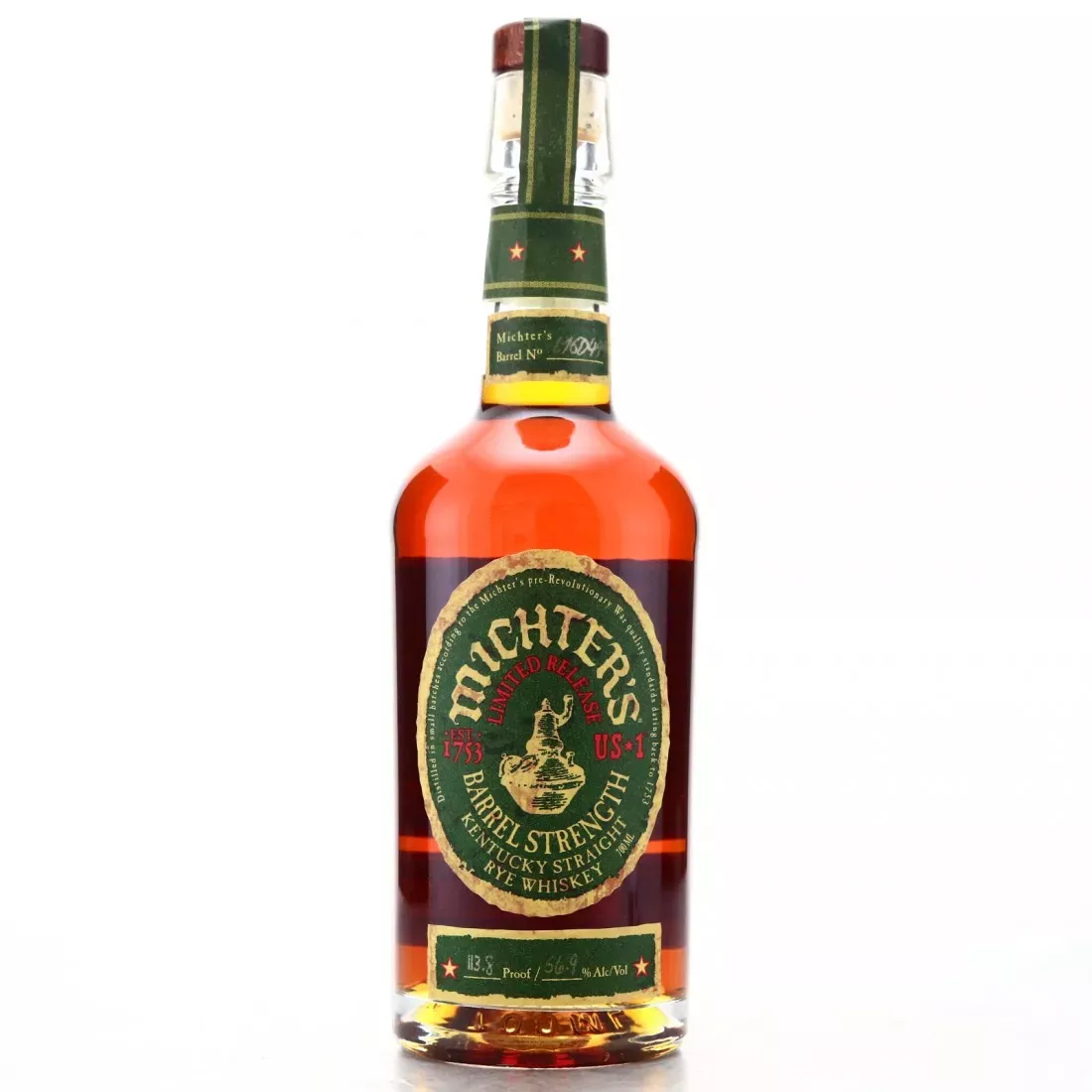 2016-michter-s-us-1-limited-release-barrel-strength-kentucky-straight-rye-whiske 2016 Michter's US-1 Limited Release Barrel Strength Kentucky Straight Rye Whiskey 750ml