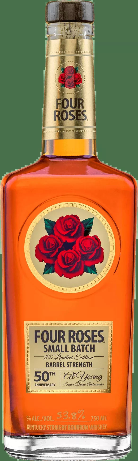 2017-four-roses-50th-anniversary-al-young-limited-edition-small-batch-barrel-str 2017 Four Roses 50th Anniversary Al Young Limited Edition Small Batch Barrel Strength Kentucky Straight Bourbon Whiskey 750ml