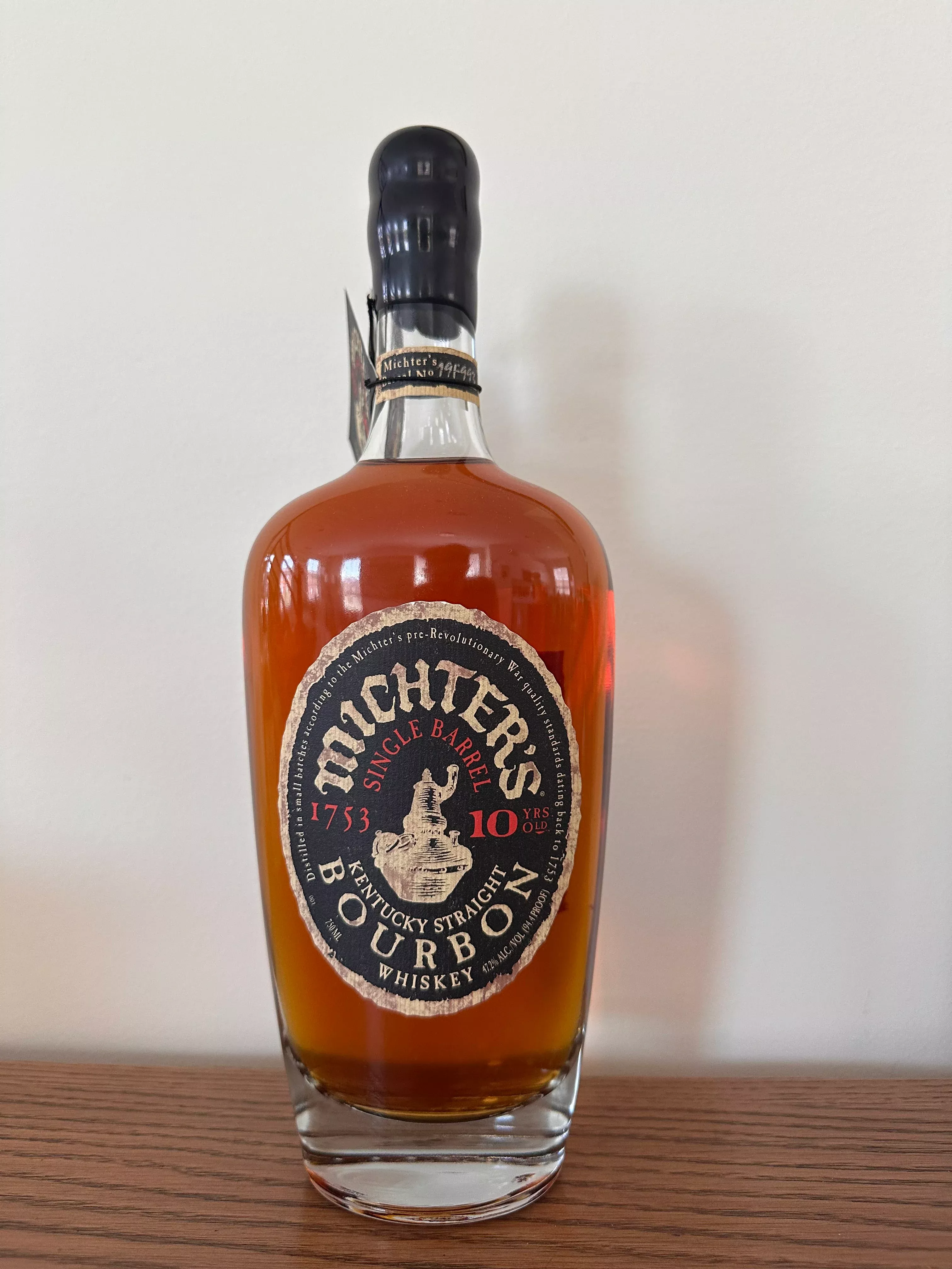 2019-michter-s-10-year-old-single-barrel-bourbon-whiskey-750ml 2019 Michter's 10 Year Old Single Barrel Bourbon Whiskey 750ml