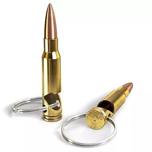 308-real-bullet-keychain-bottle-opener-made-in-usa .308 Real Bullet Keychain Bottle Opener - Made in the USA