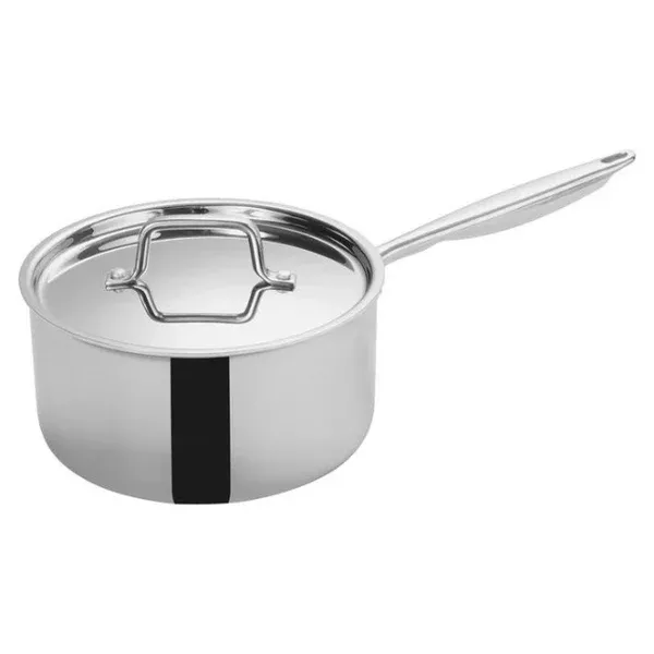 4-5-quart-stainless-steel-sauce-pan-with-cover-each 4.5 Quart Stainless Steel Sauce Pan with Cover each