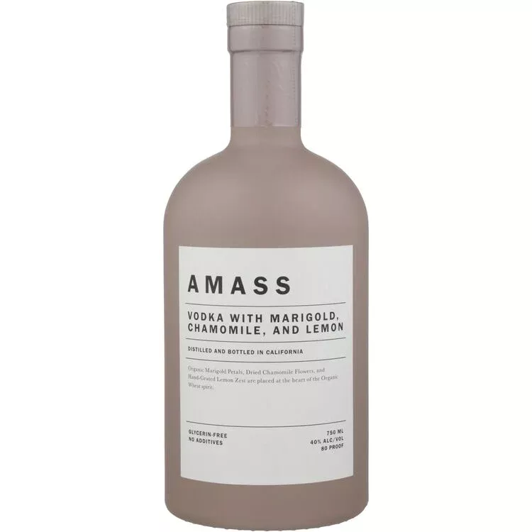 amass-vodka-with-marigold-chamomile-lemon-zest-california Amass Vodka With Marigold Chamomile And Lemon Zest California