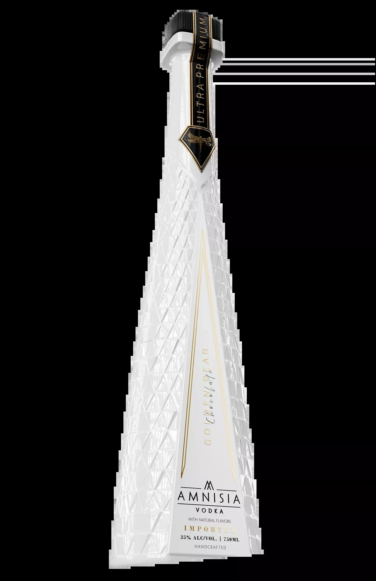 AMNISIA VODKA GOLDEN PEAR HANDCRAFTED POLAND 750ML
