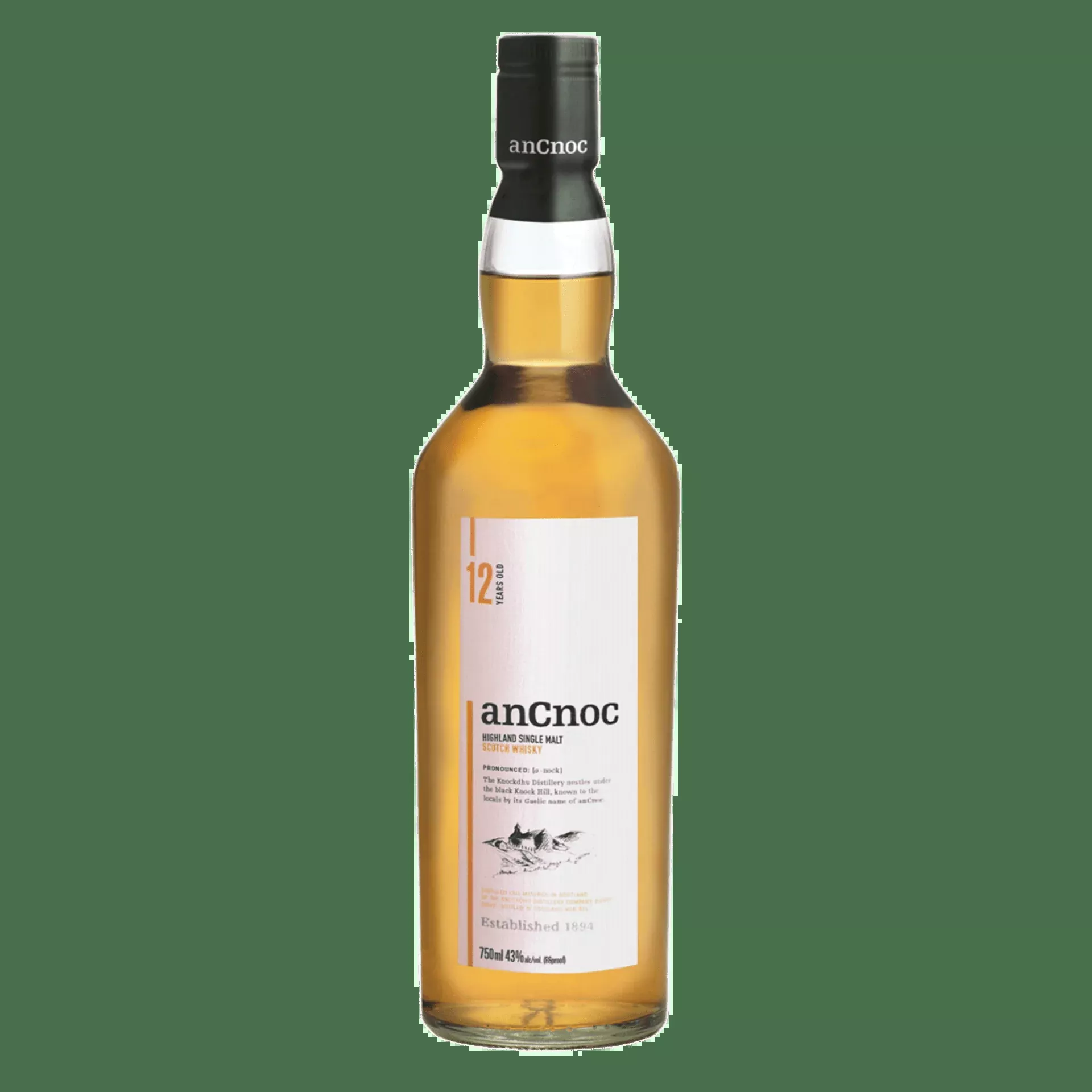 ancnoc-scotch-single-malt-highland-12yr-86pf-750ml ANCNOC SCOTCH SINGLE MALT HIGHLAND 12YR 86PF 750ML