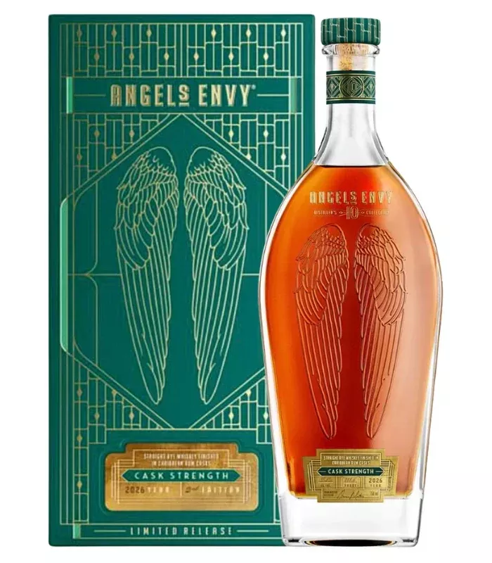 ANGELS ENVY WHISKEY RYE CASK STRENGTH FINISHED IN CARIBBEAN RUM CASK 2026 EDITION KENTUCKY 750ML