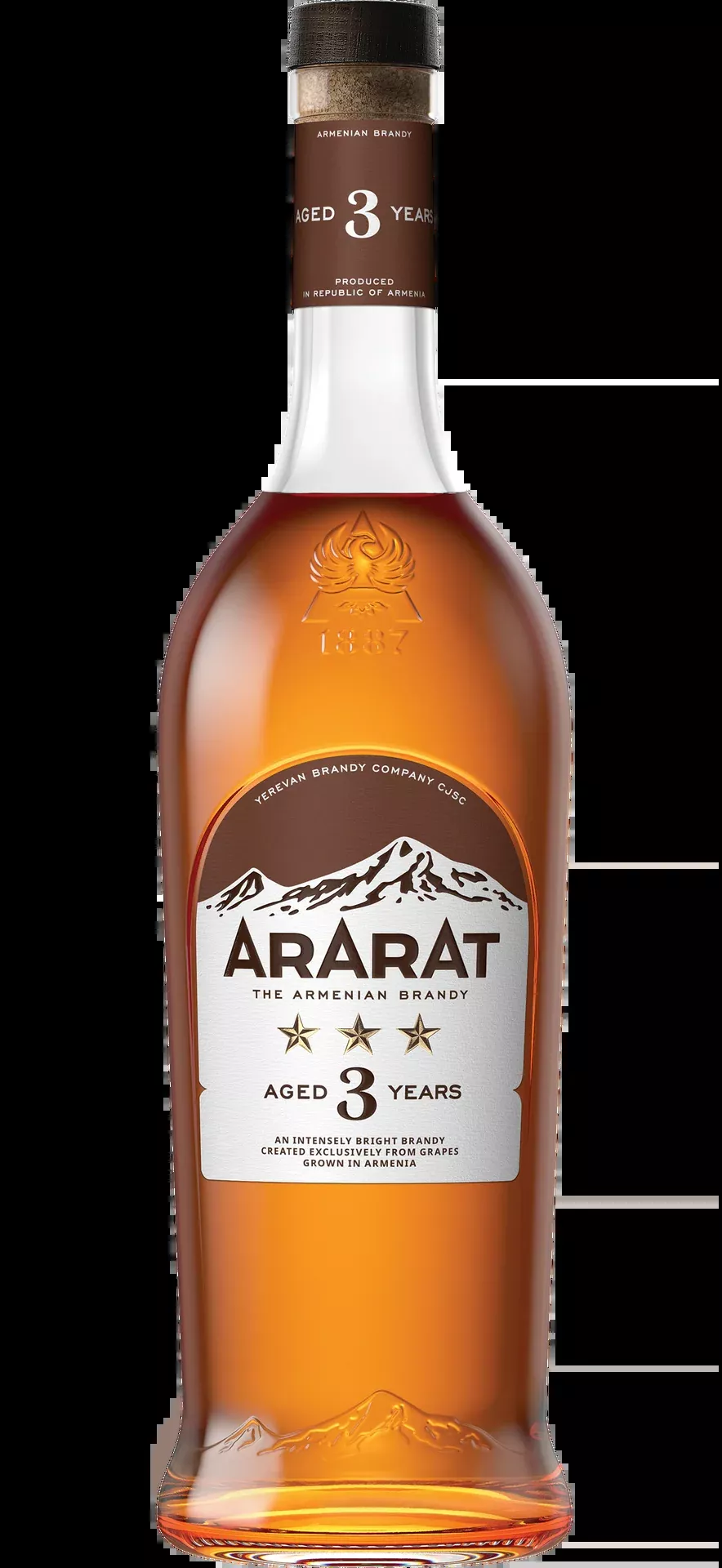 ararat-brandy-armenian-3yr-700ml ARARAT BRANDY ARMENIAN 3YR 700ML
