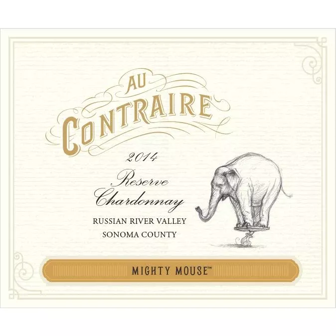 Au Contraire Mighty Mouse Russian River Valley Chardonnay 750ml