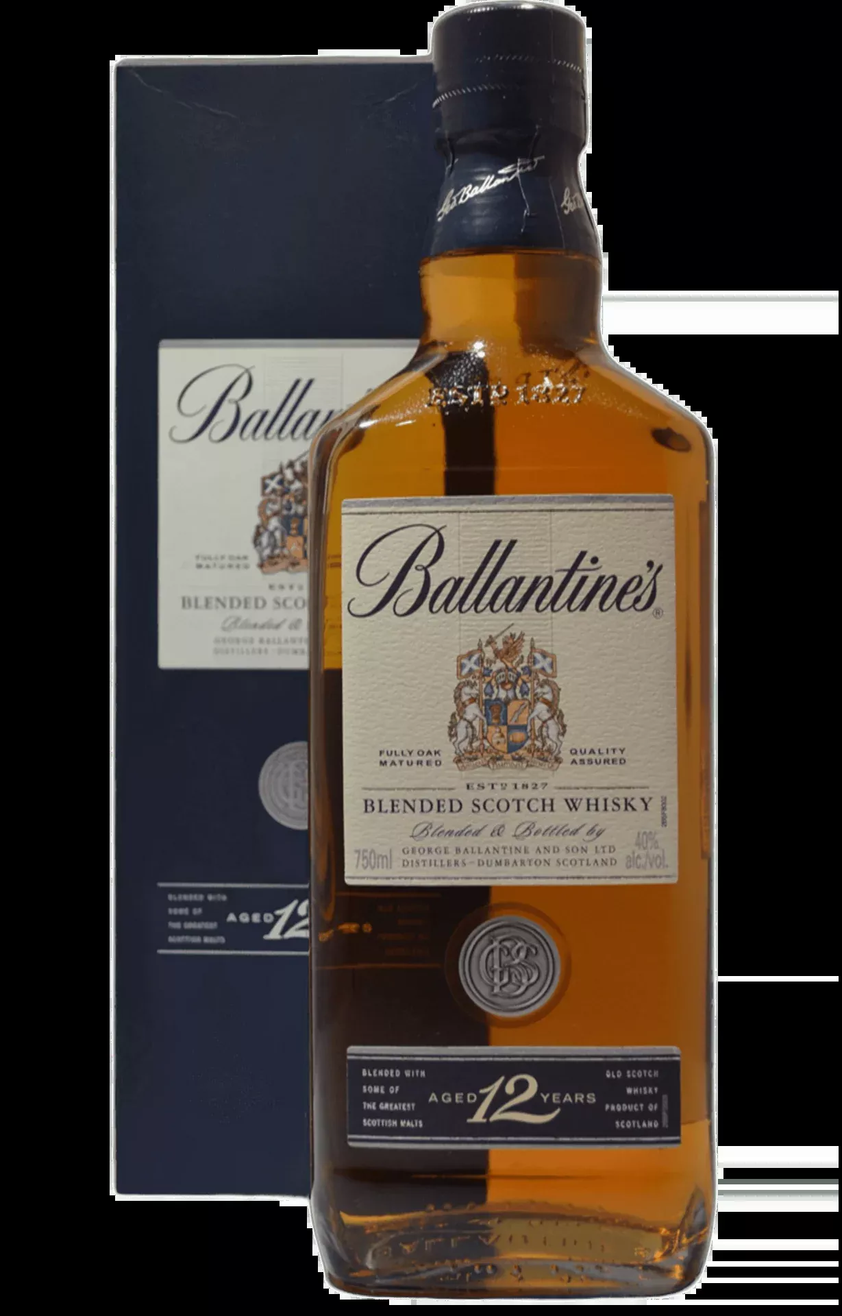 BALLANTINES SCOTCH BLENDED 12YR 750ML