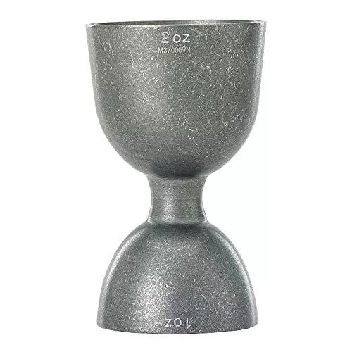 Barfly M37006VN Heavy-Duty Straight Rim Bell Jigger, 1 oz x 2 oz, Vintage