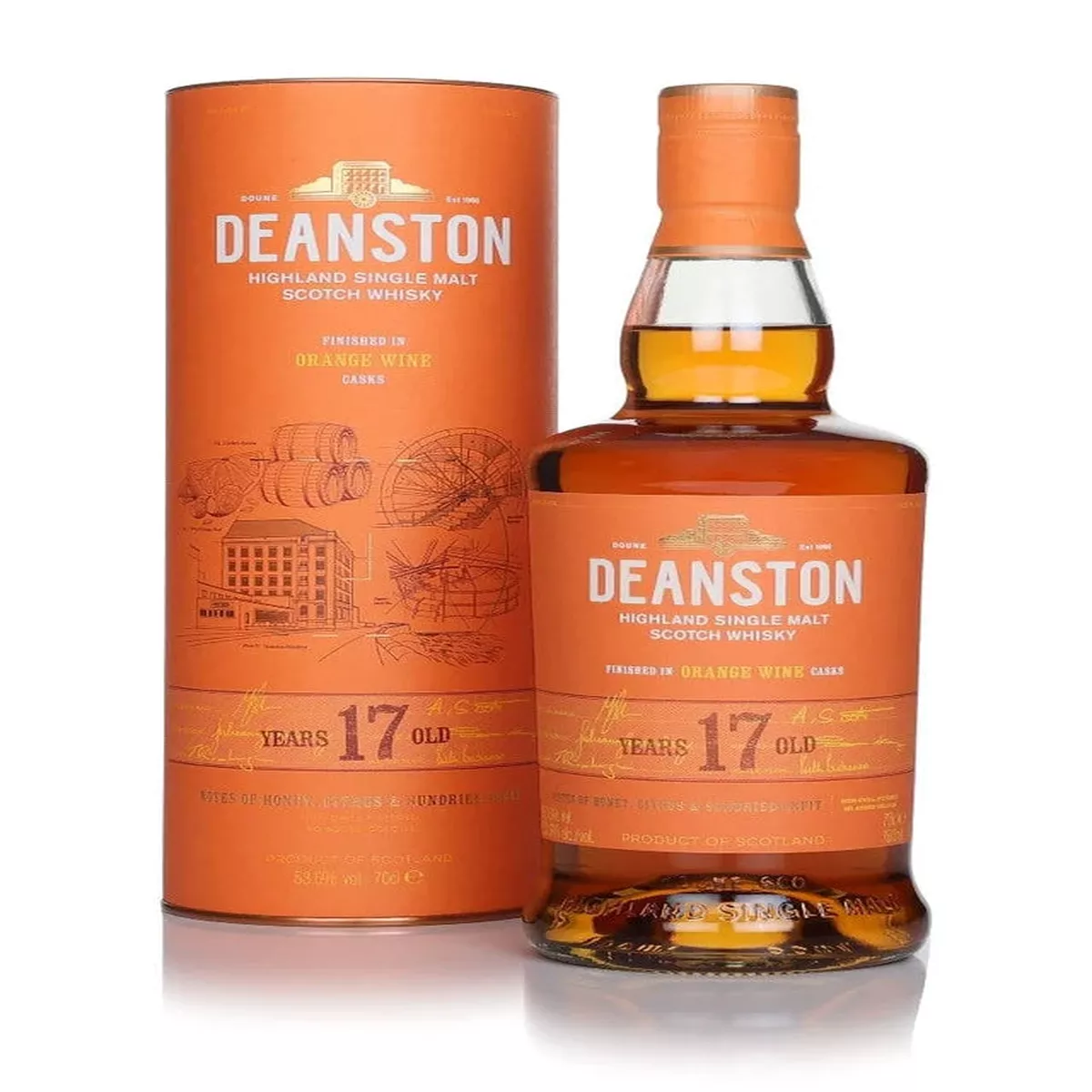 deanston-17-year-old-orange-wine-cask-finish-single-malt-scotch-whisky-700ml Deanston 17 Year Old Orange Wine Cask Finish Single Malt Scotch Whisky | 700ML