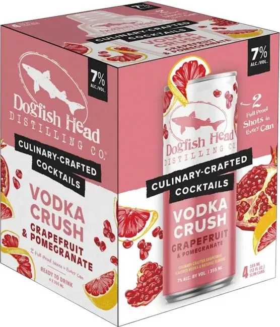 dogfish-head-grapefruit-pomegranate-vodka-crush-cocktail-6-pack Dogfish Head Grapefruit & Pomegranate Vodka Crush Cocktail 6-Pack
