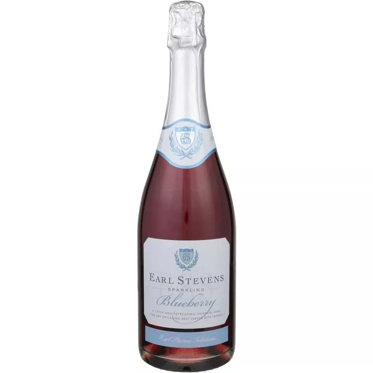 Earl Stevens Sparkling Blueberry Flavored Wine