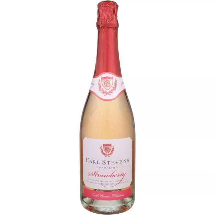 Earl Stevens Sparkling Strawberry Flavored Wine