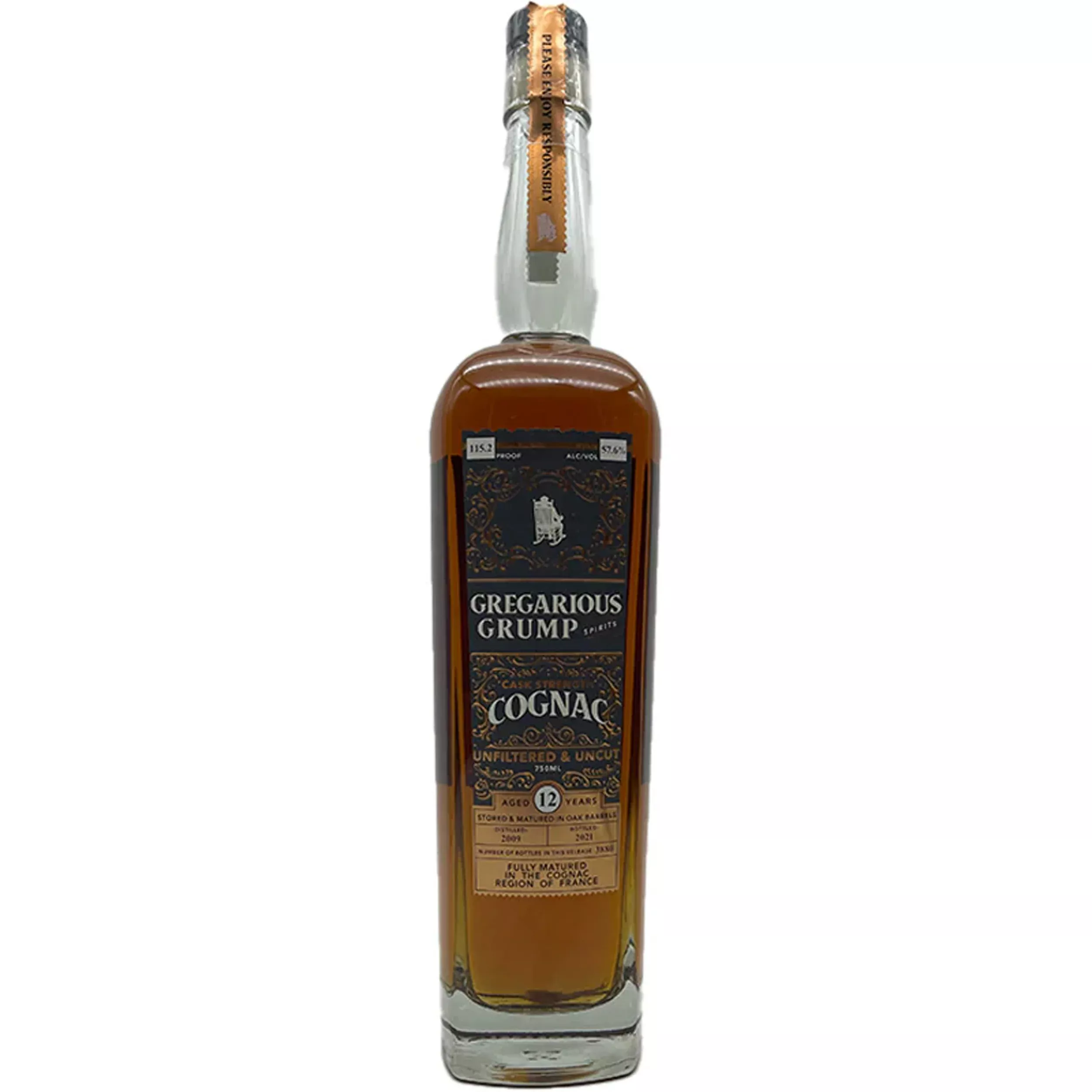 Gregarious Grump 12 Year Petite Champagne Cognac