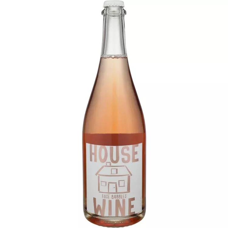 House Wine Rose Bubbles American Rainbow Packaging