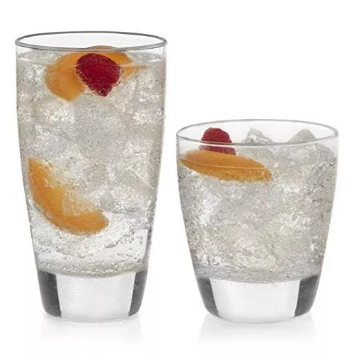 libbey-classic-16-piece-glass-tumbler-rocks-set Libbey Classic 16-Piece Glass Tumbler and Rocks Set
