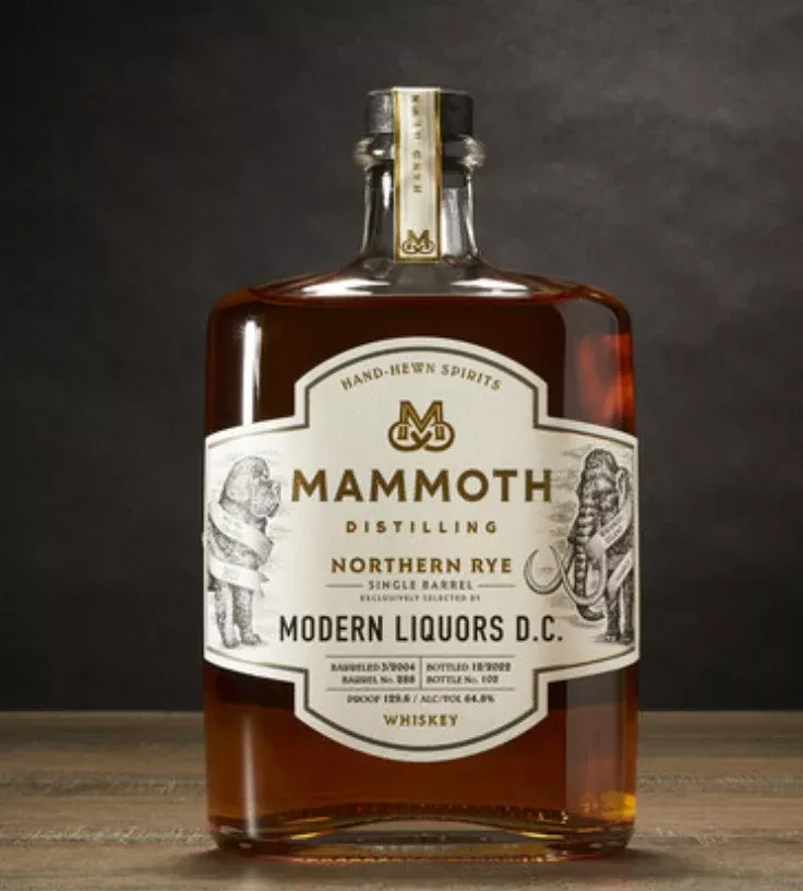 Mammoth Distilling Limited Release Northern Rye Whiskey Store Pick 750ml