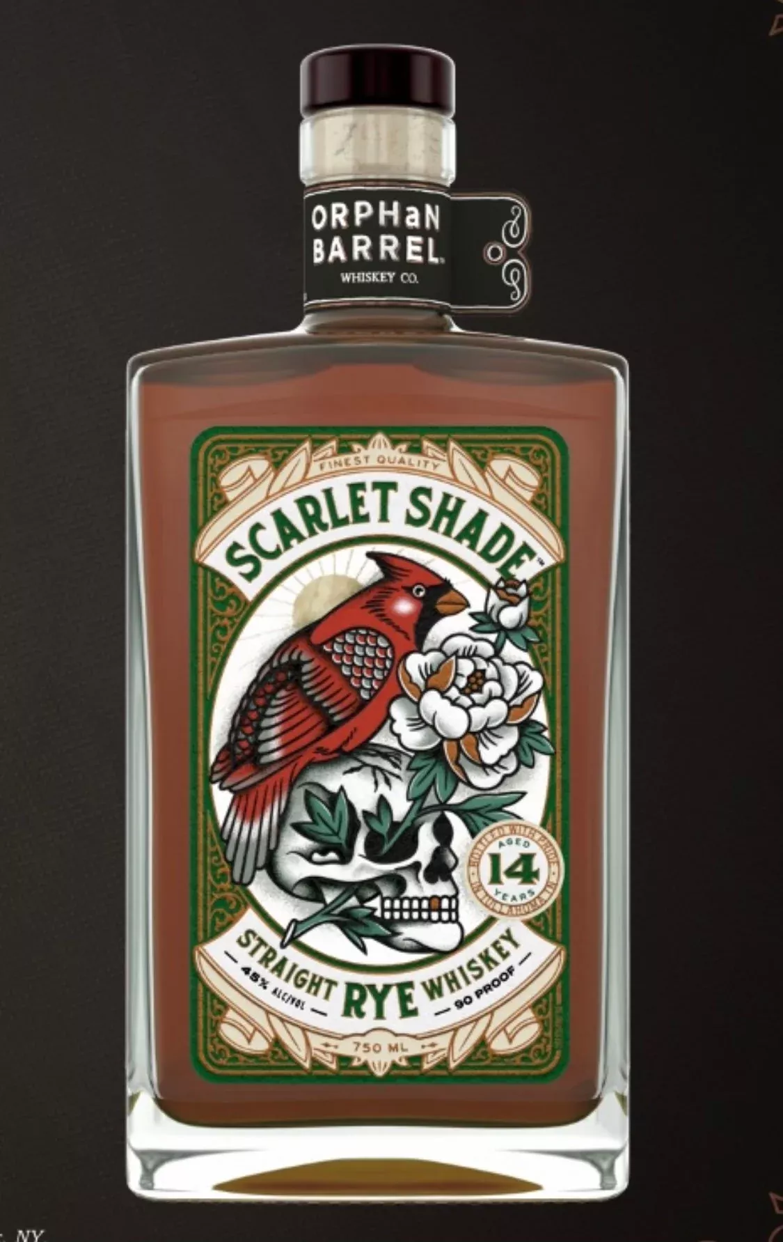 Orphan Barrel Scarlet Shade 14 Year Old Straight Rye Whiskey