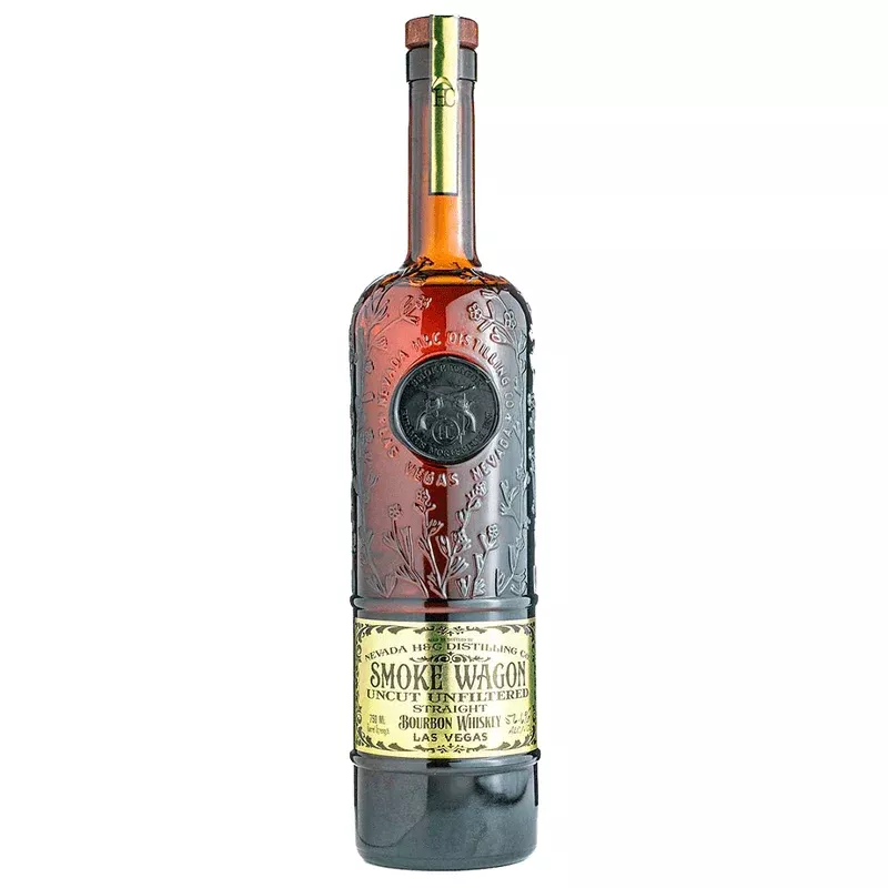 Smoke Wagon Uncut Unfiltered Straight Bourbon Whiskey 750ml