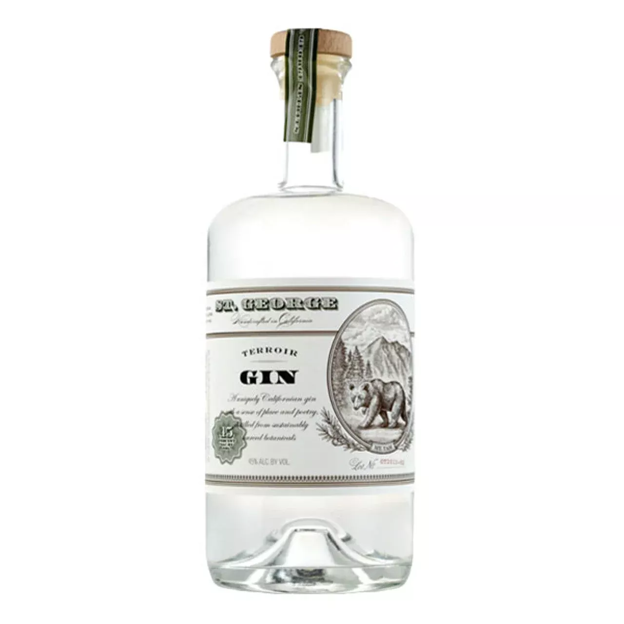 st-george-terroir-gin-california-200ml ST GEORGE TERROIR GIN CALIFORNIA 200ML