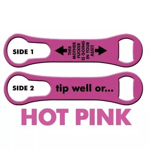 tip-well-or-hot-pink-v-rod-bottle-opener Tip Well or. Hot Pink V-Rod Bottle Opener