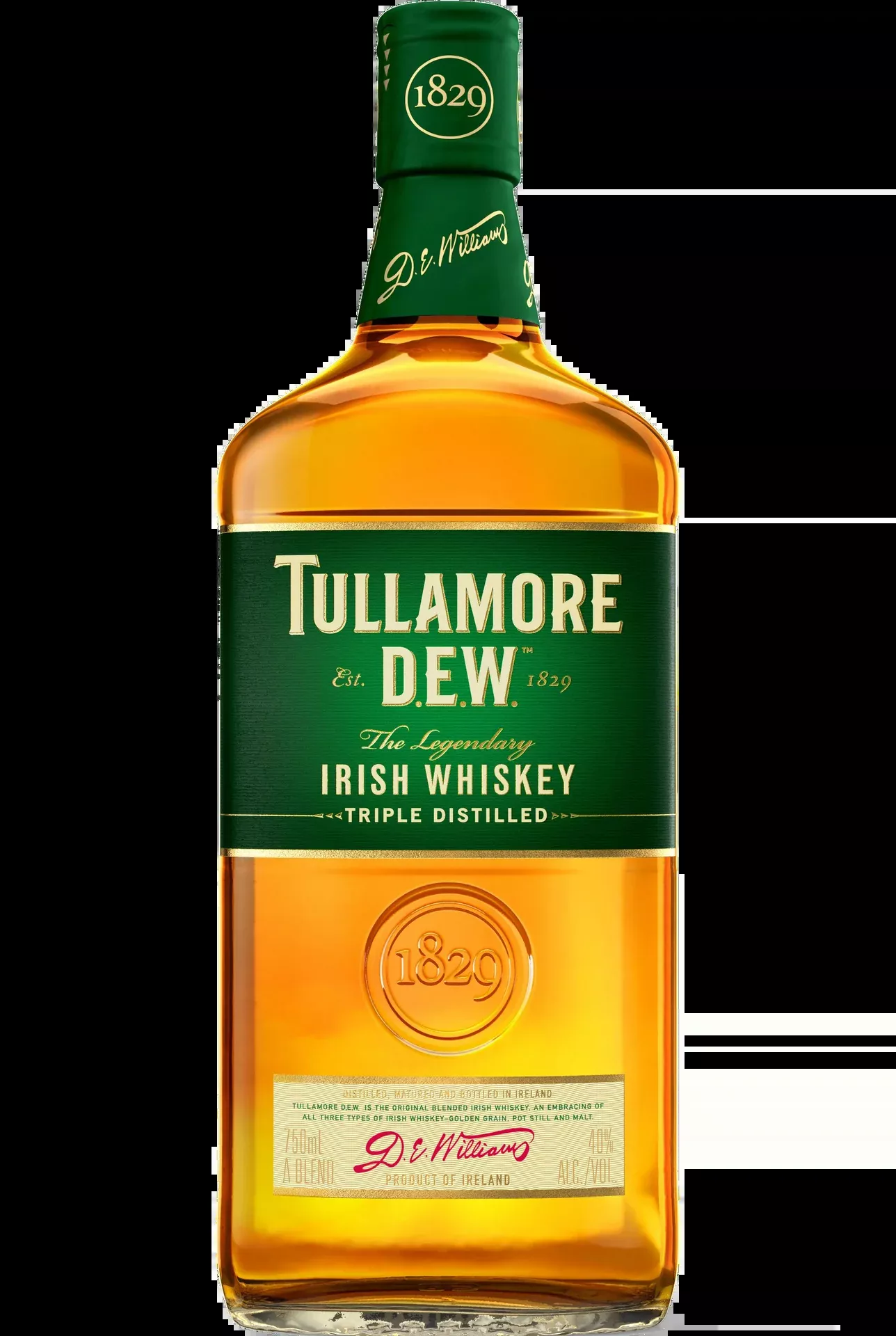 TULLAMORE DEW WHISKEY IRISH TRIPLE DISTILLED 750ML