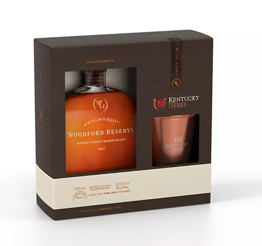 WOODFORD RESERVE BOURBON W/ JULEP CUP KENTUCKY 750ML