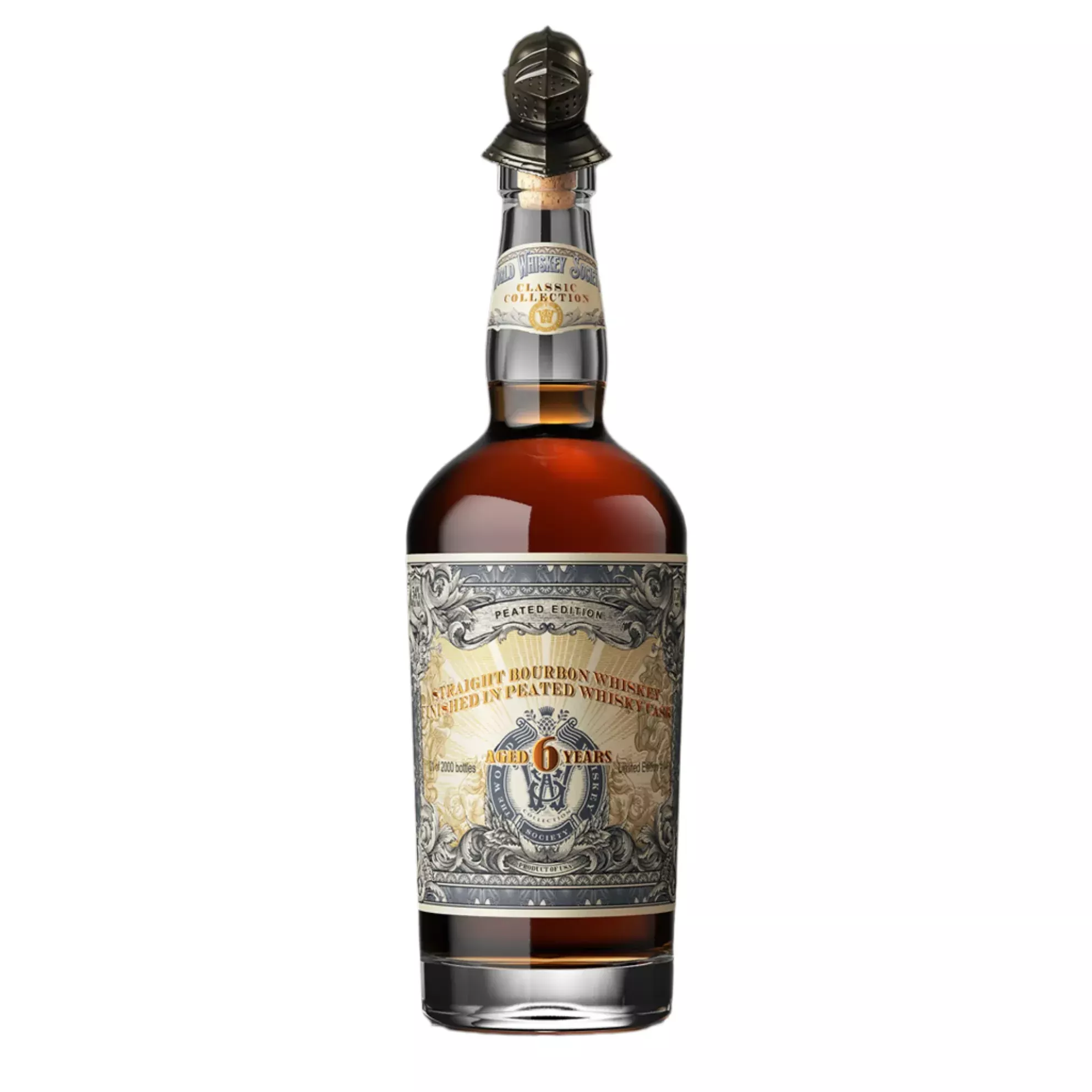 world-whiskey-society-6-year-old-finished-in-peated-whiskey-cask-straight-bourbo World Whiskey Society 6 Year Old Finished in Peated Whiskey Cask Straight Bourbon Whiskey 750ml