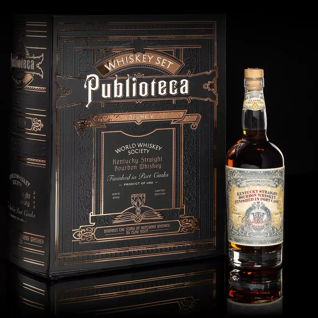 world-whiskey-society-publioteca-bourbon-whiskey-750ml-set World Whiskey Society Publioteca Bourbon Whiskey 750ml Set