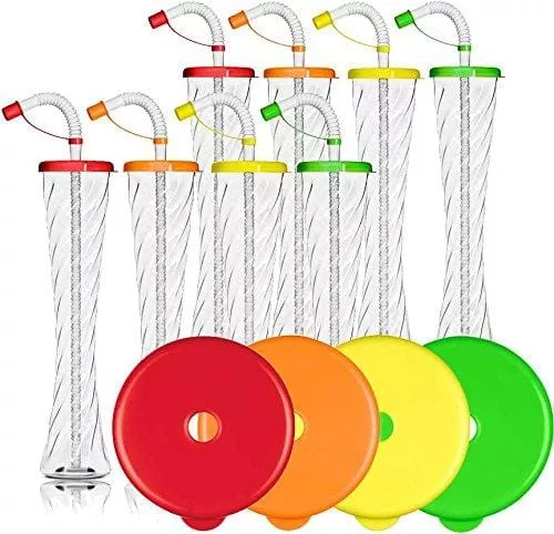 yard-cups-party-8-pack-twisty-cup-margaritas-cold-drinks-frozen-drinks-kids-part Yard Cups Party 8-PACK Twisty Cup - for Margaritas, Cold Drinks, Frozen Drinks, Kids Parties - 12 oz. (350 ml) - set of 8 Yard Cups. BPA Free and Crack Resistant (Assorted)